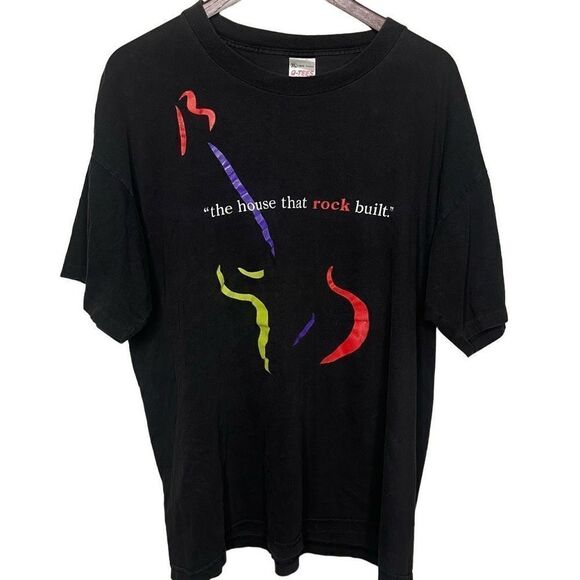Vintage 90s Rock & Roll Hall Of Fame T Shirt USA XL - Picture 1 of 3